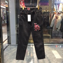 Replica Gucci Men&#8217;s denim pant with LA Angels™ patch Jeans 408637 #50266
